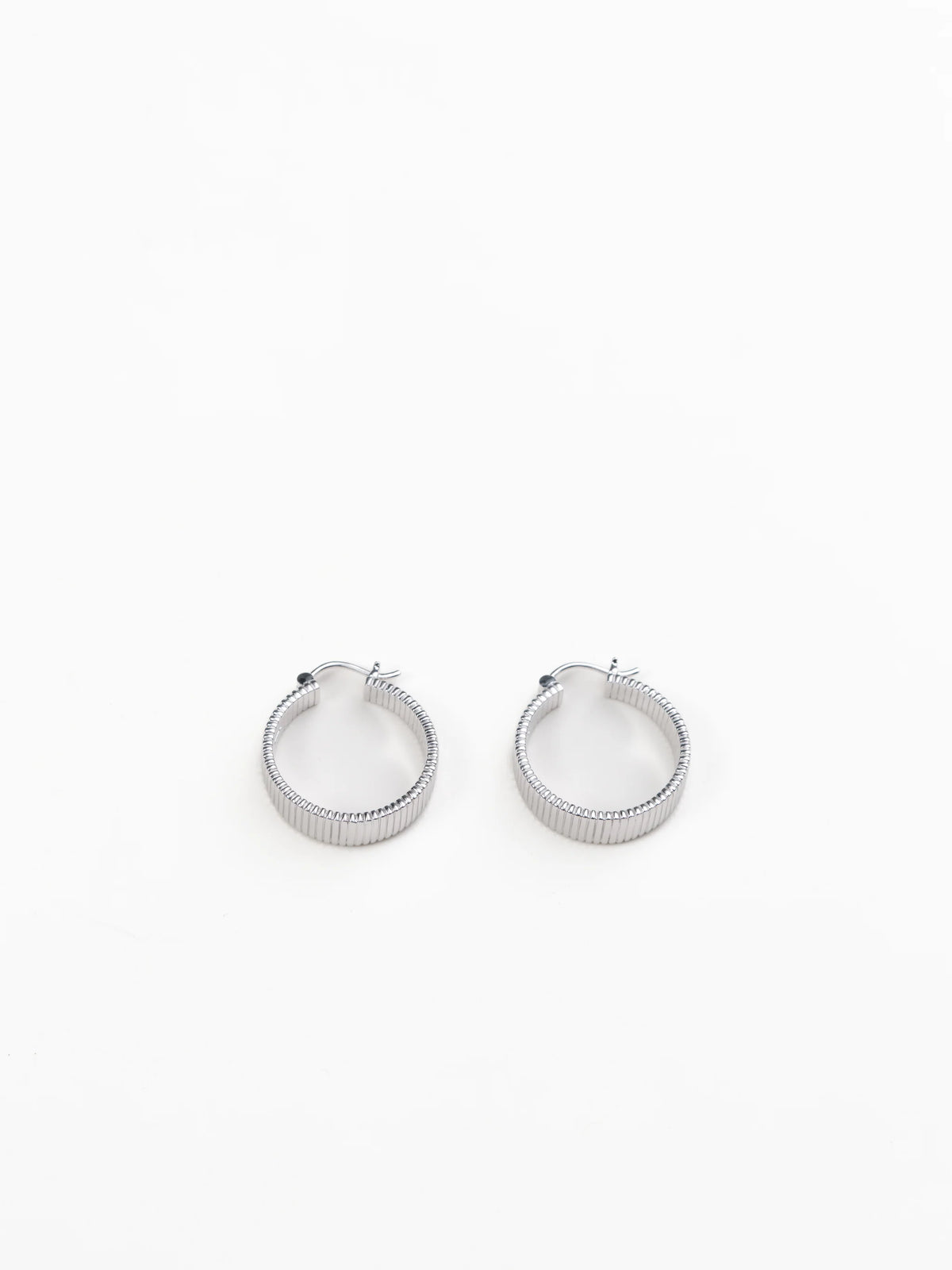 Their Studios :: Willa Fluted Earrings, Sterling Silver