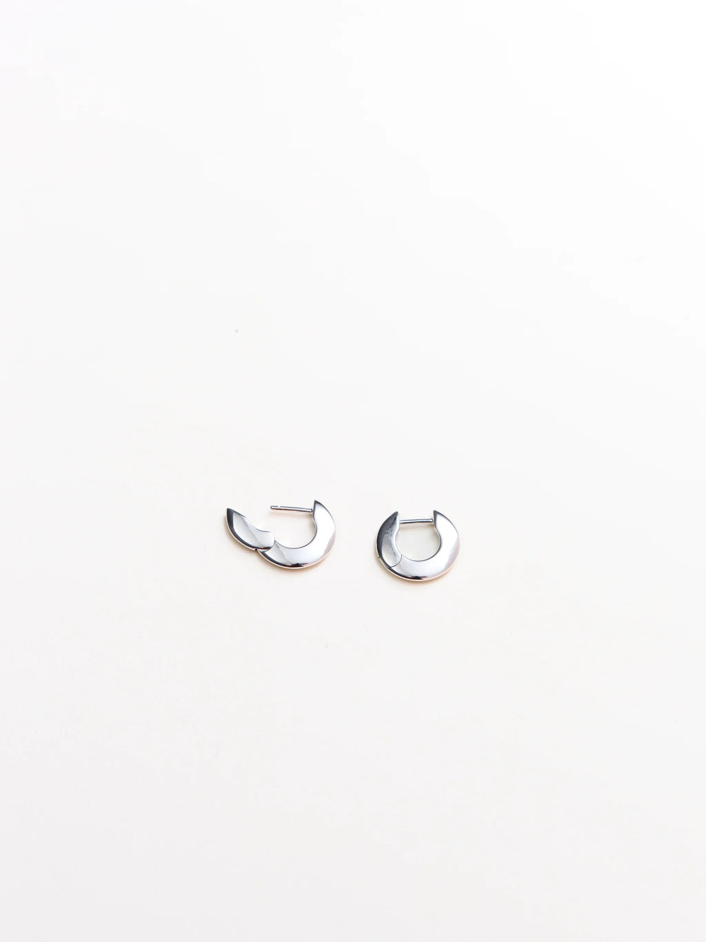 Their Studios :: Talia Small Hoop Earrings, Sterling Silver