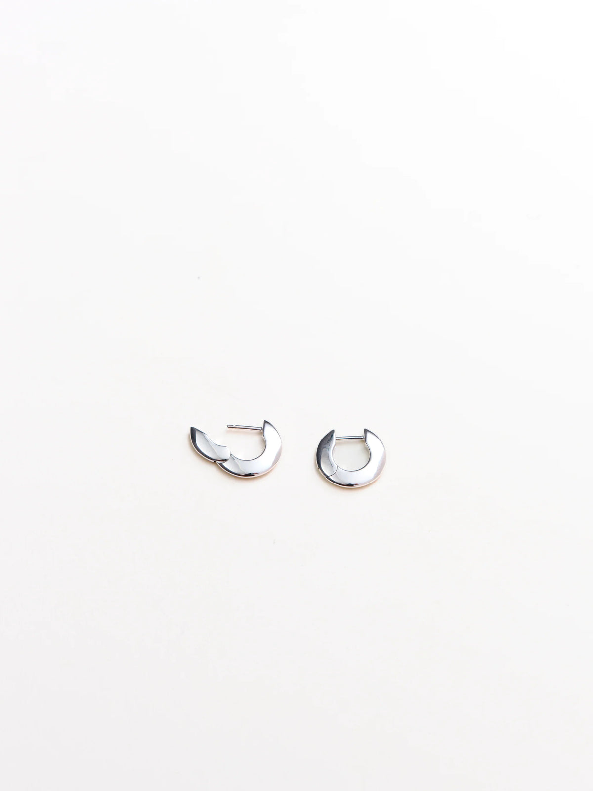 Their Studios :: Talia Small Hoop Earrings, Sterling Silver
