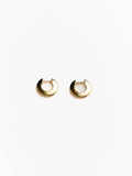 Their Studios :: Talia Small Hoop Earrings, Gold Vermeil