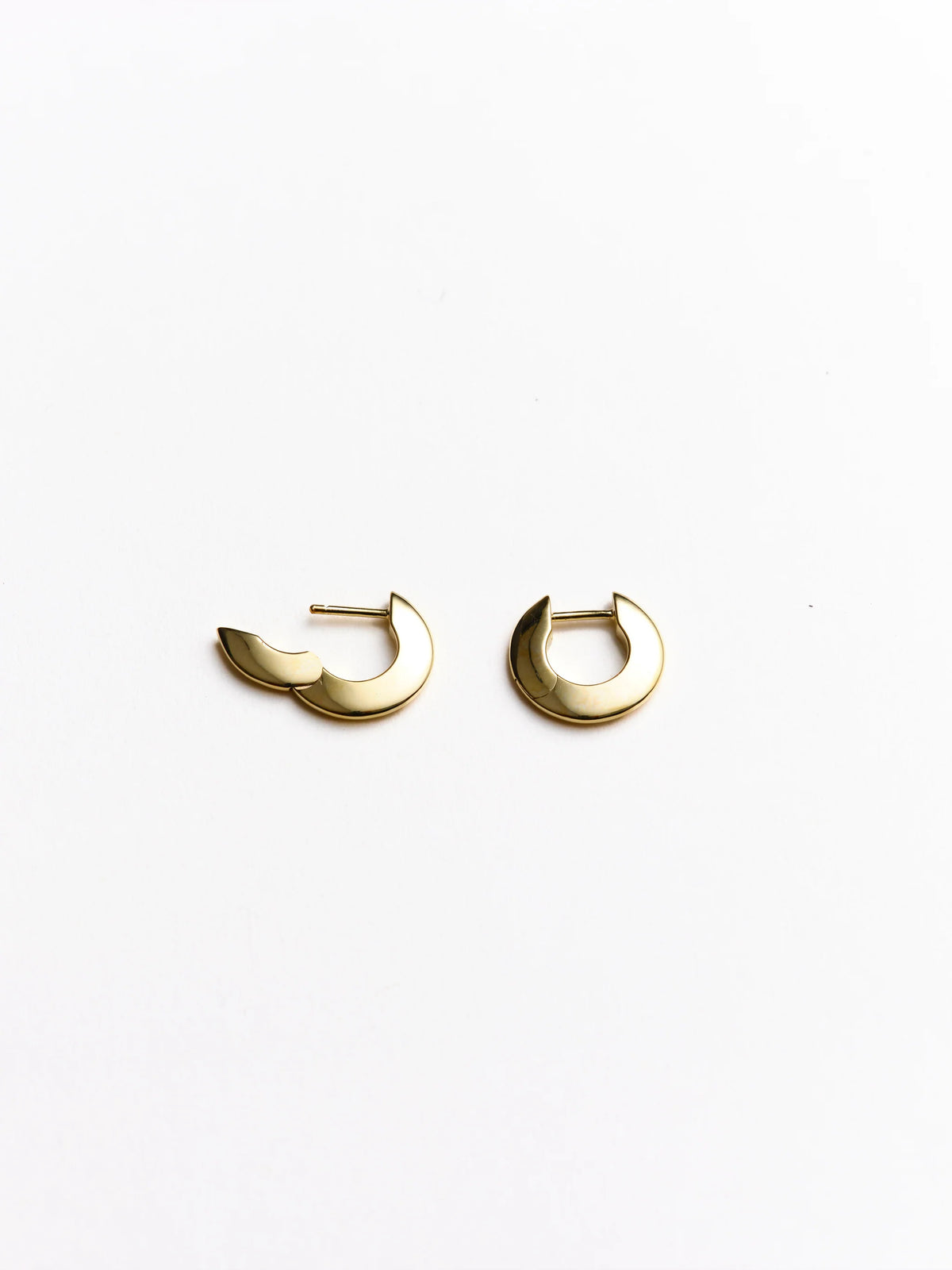 Their Studios :: Talia Small Hoop Earrings, Gold Vermeil