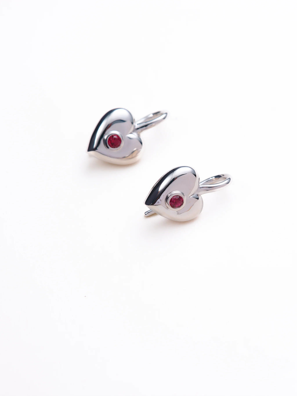 Their Studios :: Billie Heart Gem Earrings