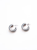 Their Studios :: Bobby Double Hoop Earring, Sterling Silver