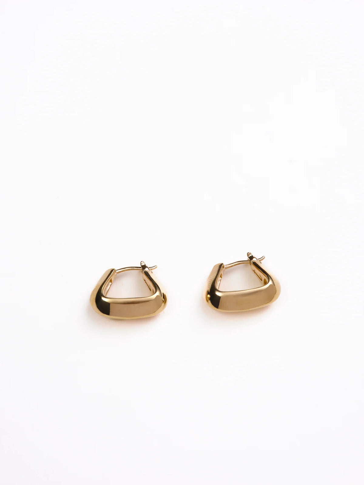 Their Studios :: Lyle Small Triangle Hoops, Gold Vermeil