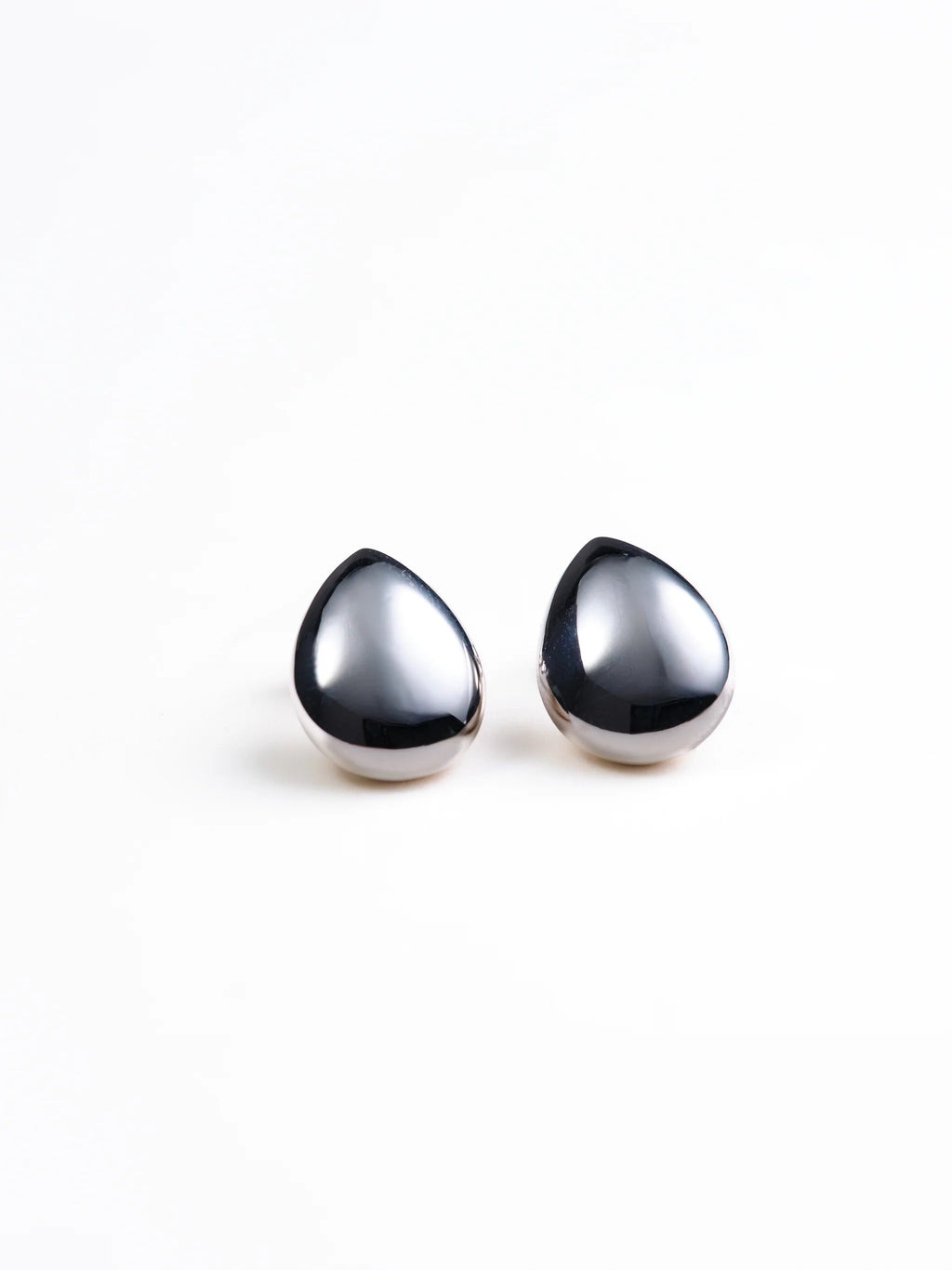 Their Studios :: Hannah Teardrop Studs, Sterling Silver