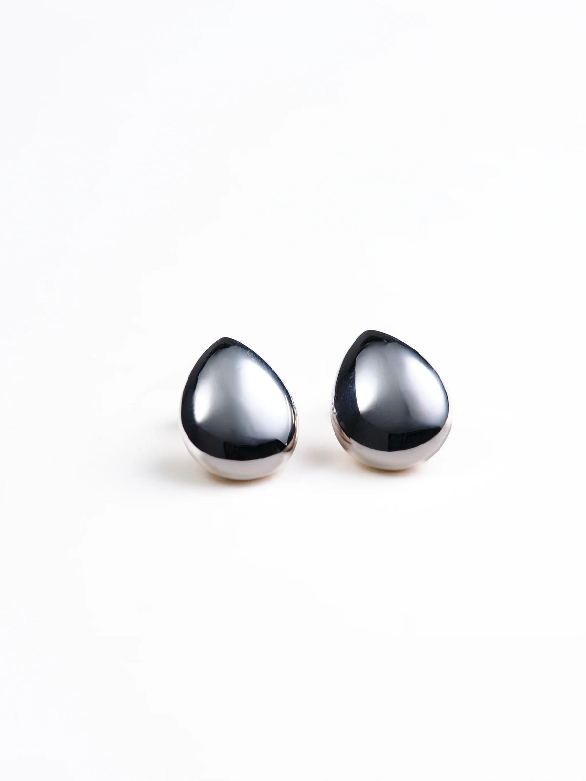 Their Studios :: Hannah Teardrop Studs, Sterling Silver