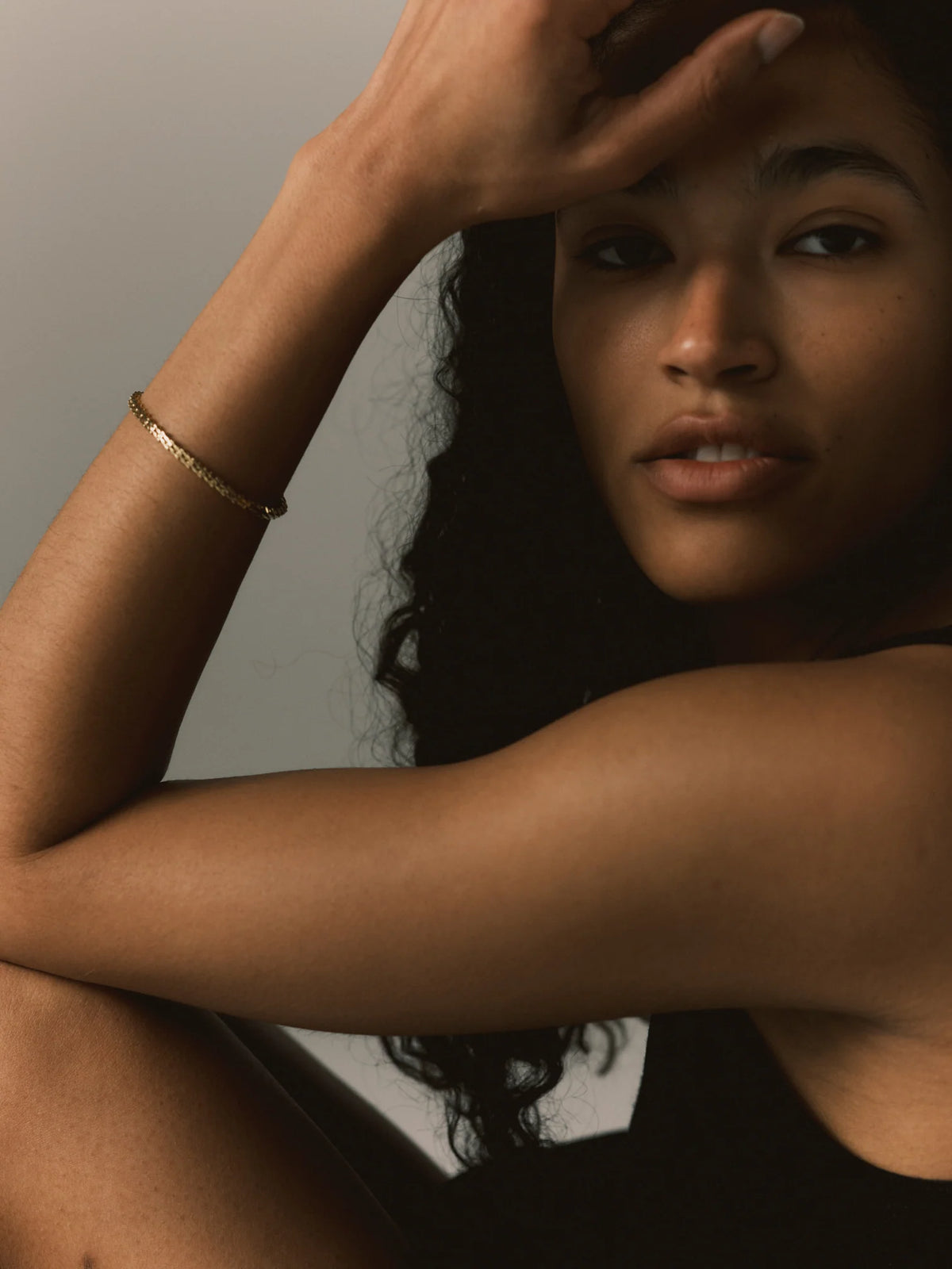 Their Studios :: Aly Chain Link Bracelet, Gold Vermeil