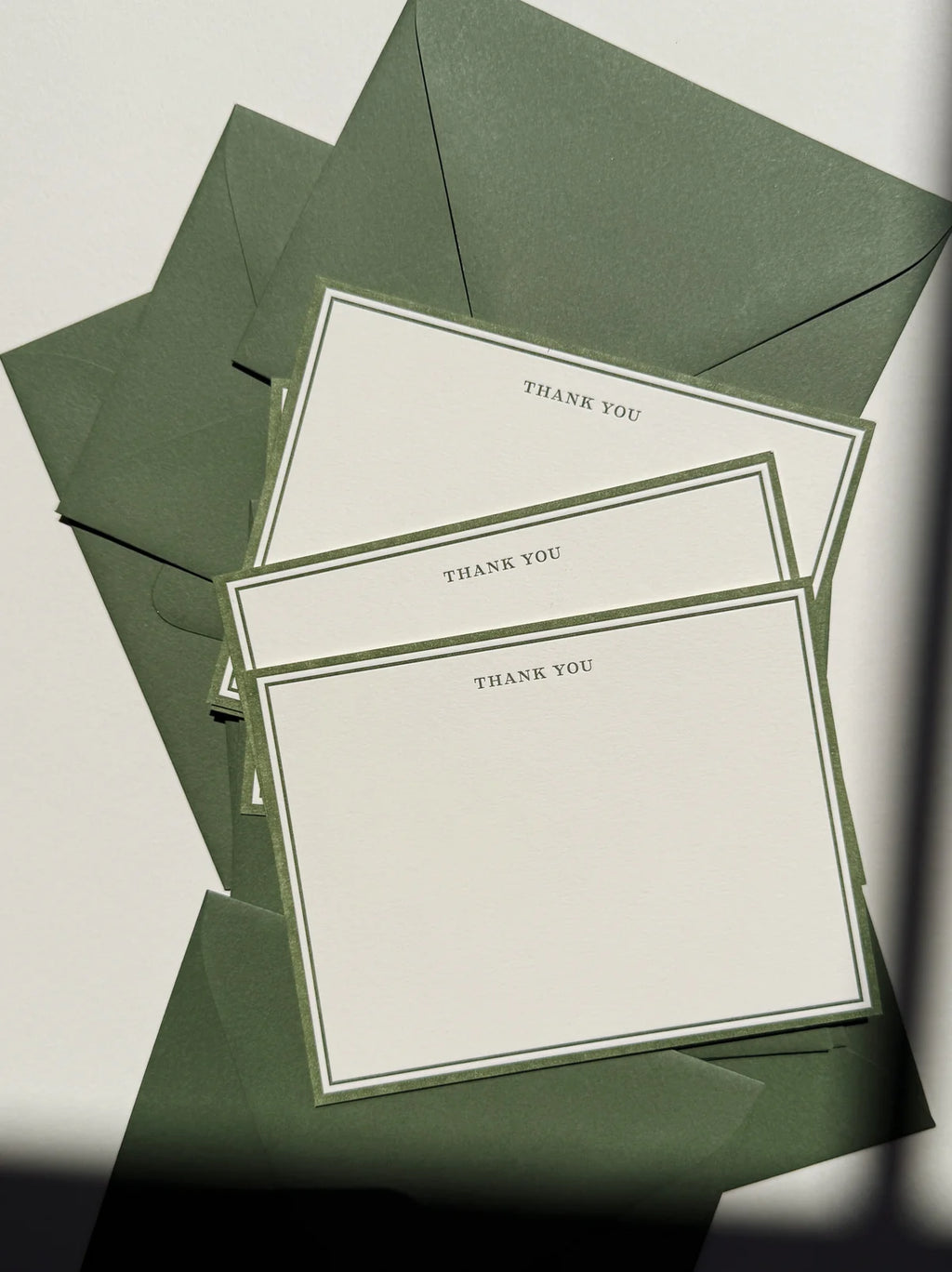 Jaymes Paper :: Thank You Card Box Set, Olive
