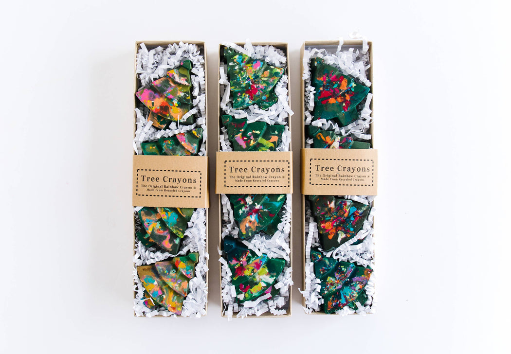 Art 2 the Extreme :: Rainbow Crayon Tree Boxed Set of 4