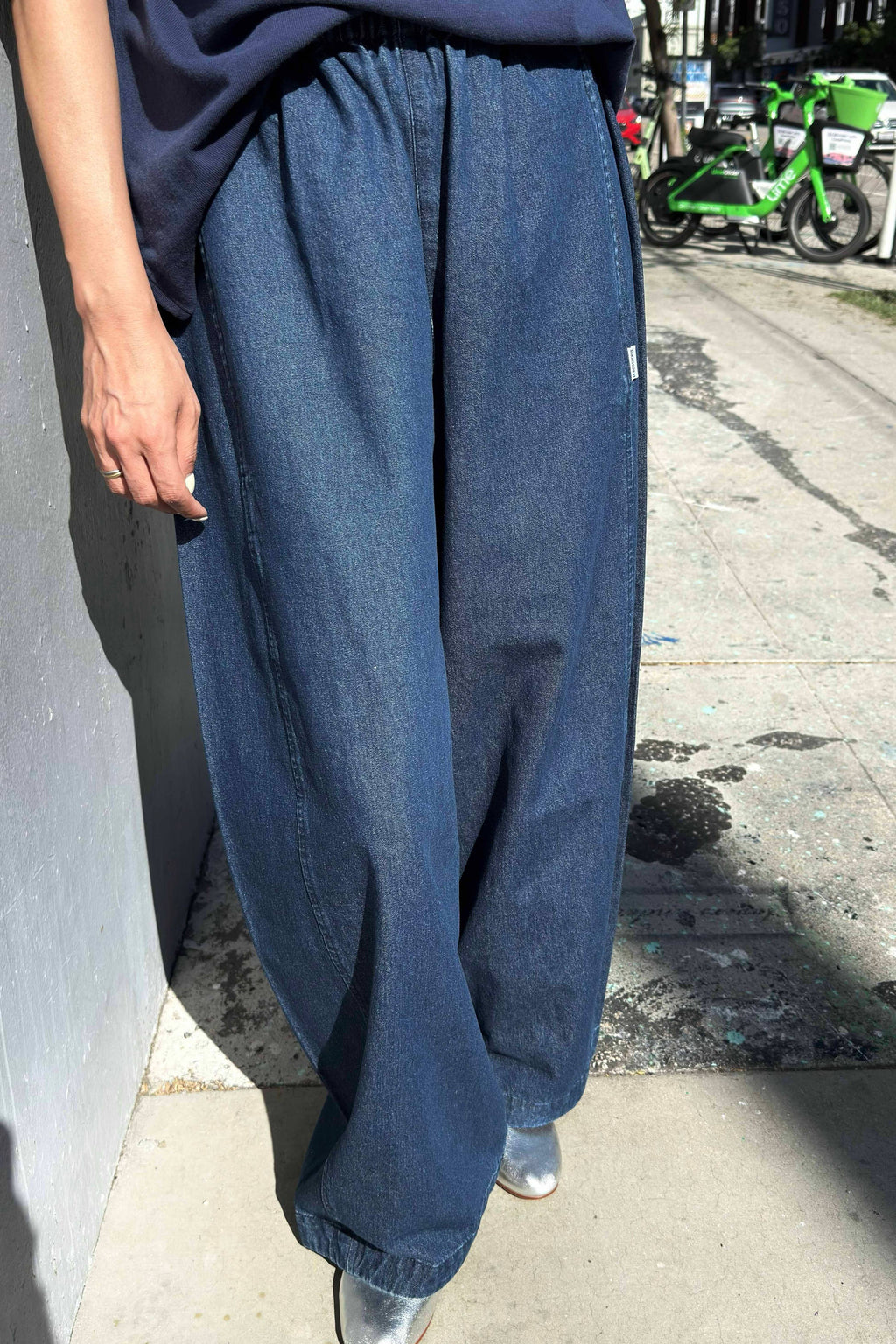 Le Bon Shoppe :: Parachute Pants, Denim Blue