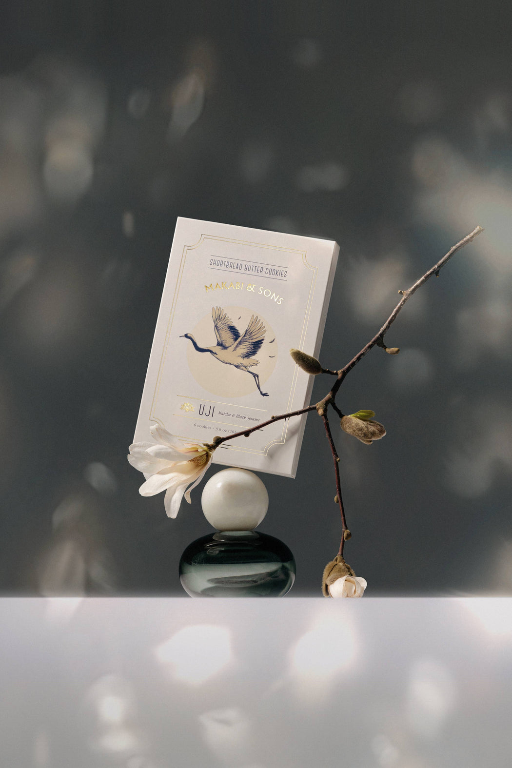 Makabi & Sons ::  Matcha Toasted Black Sesame Cookies