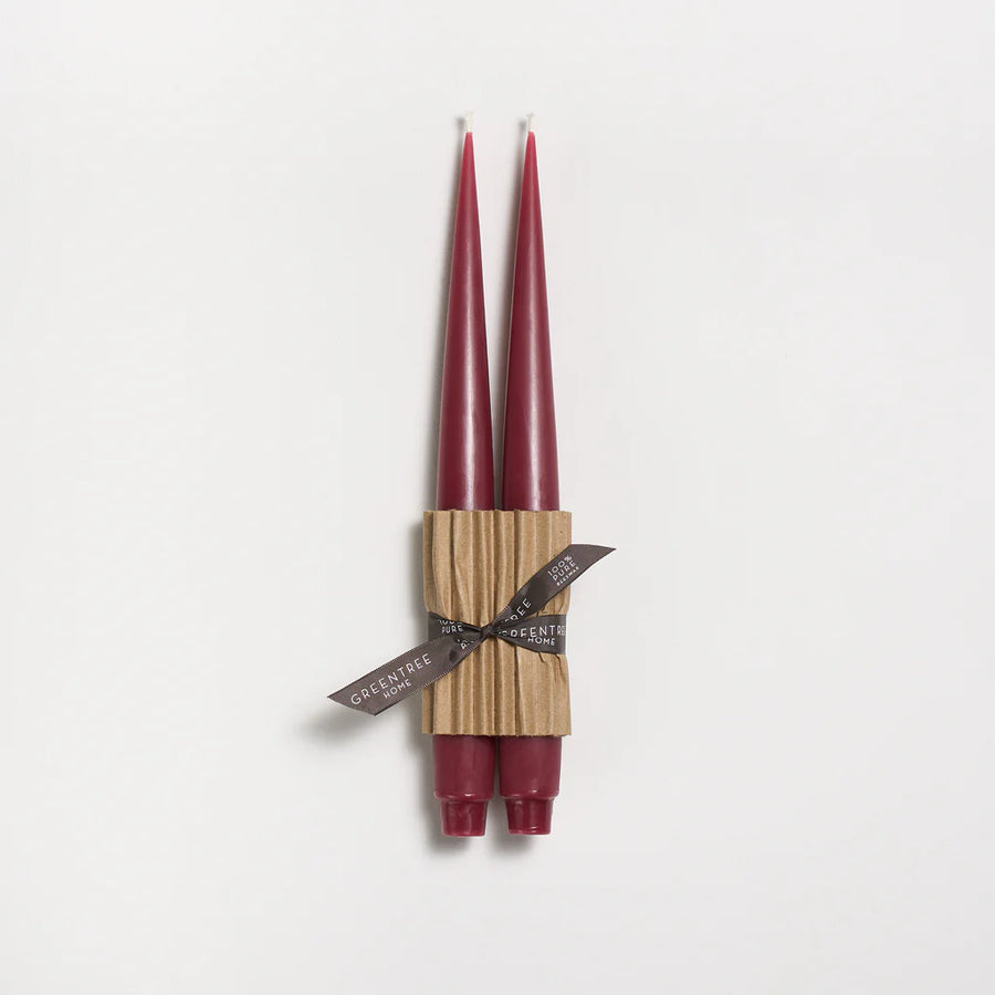 Greentree :: Apollo 12" Taper Candles (Pair)