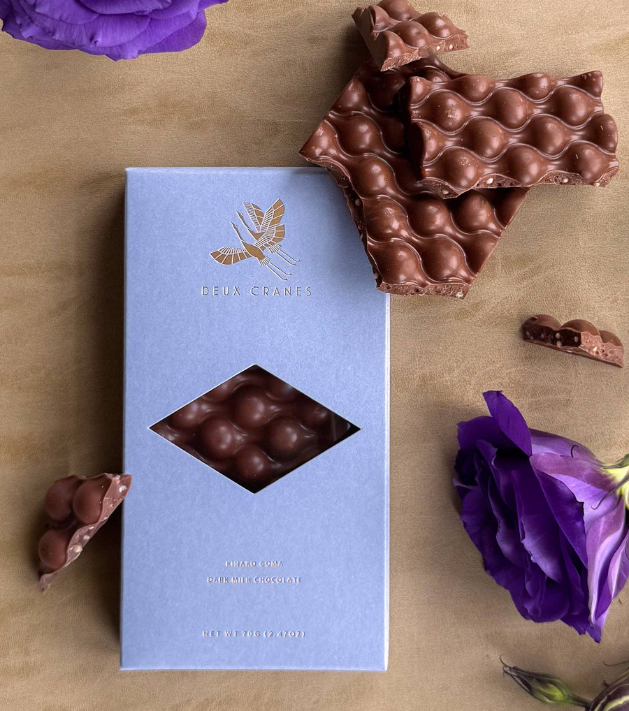 Deux Cranes :: Kinako Goma Dark Milk Chocolate