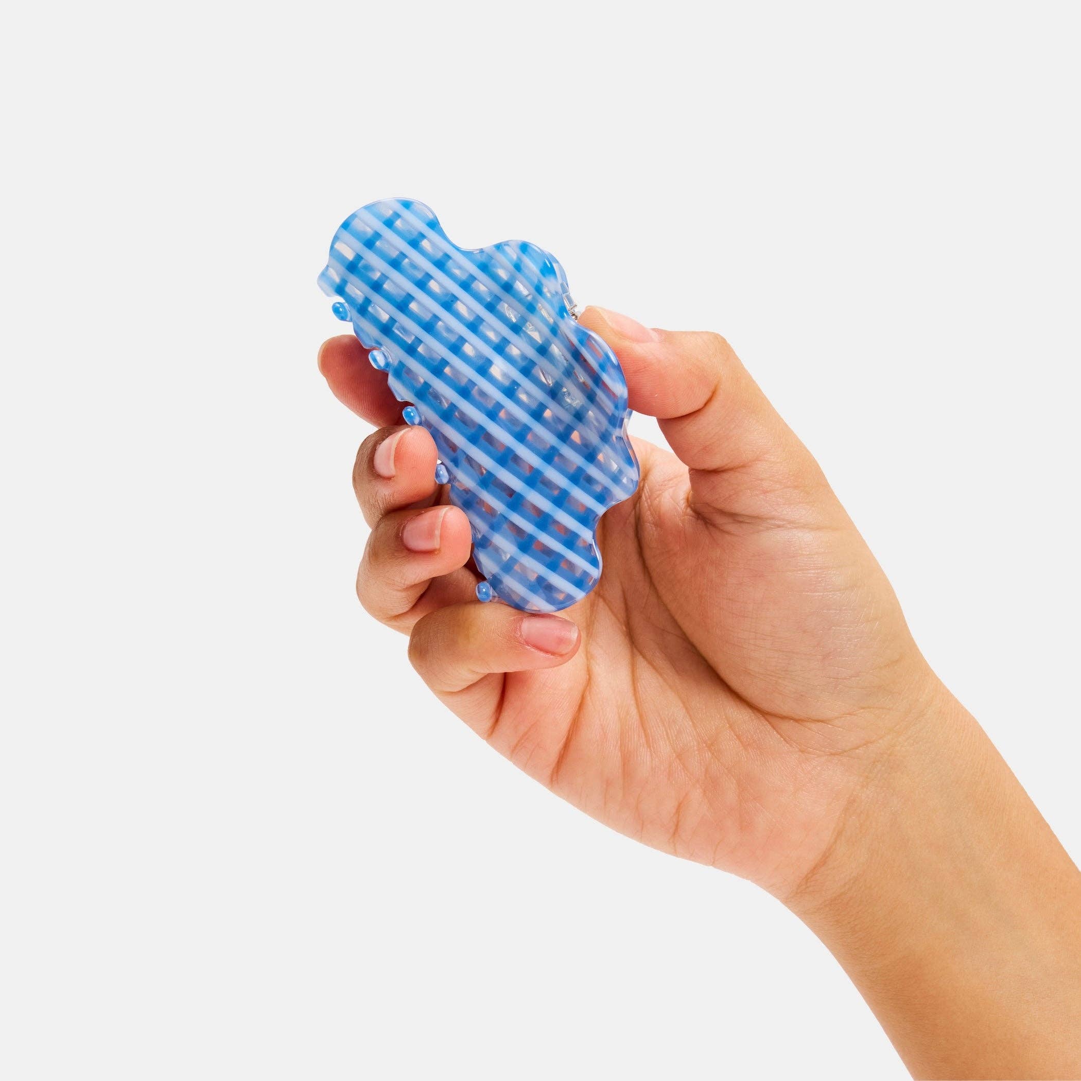 CHUNKS :: Baby Nimbus Claw in Blue Lattice