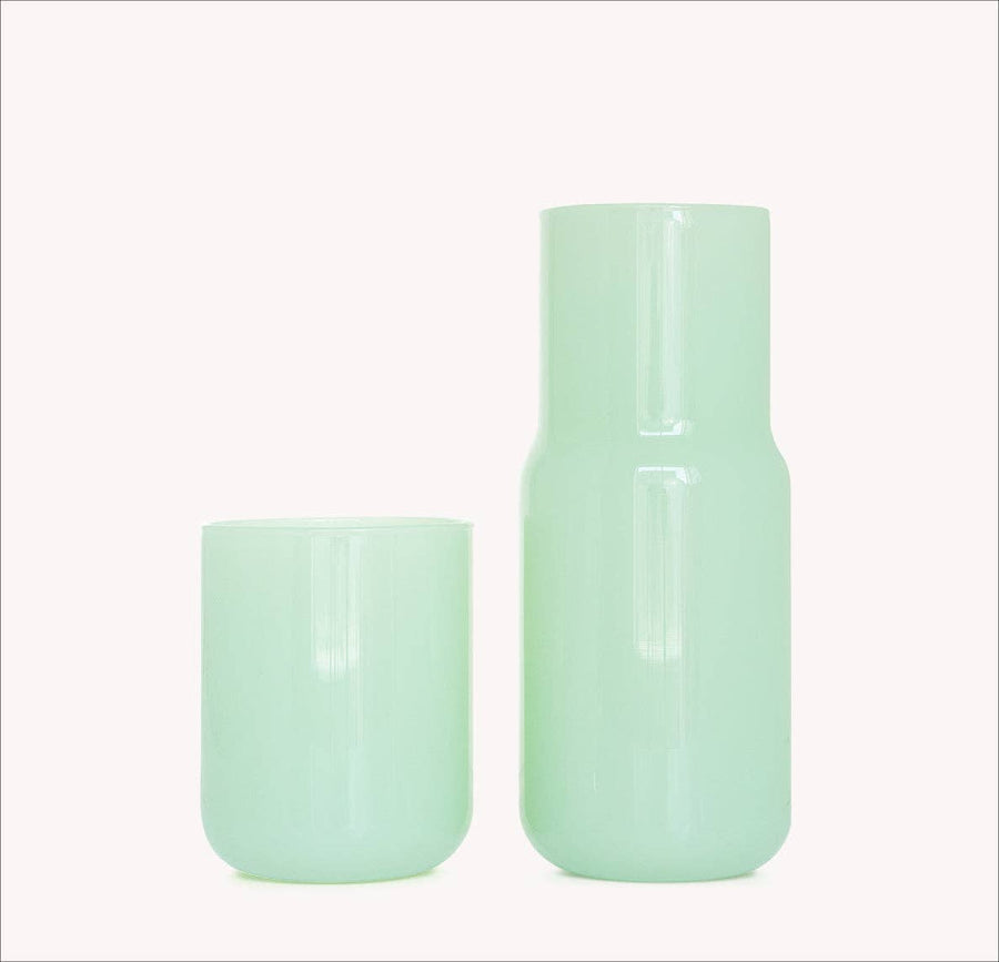 Gry Mattr :: Tinted Glass Carafe, Jade