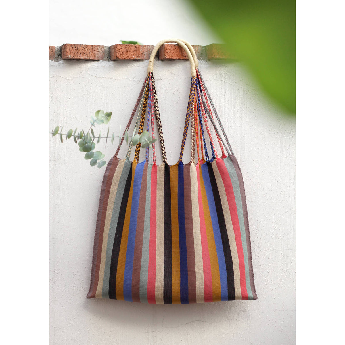 LUZ Collection :: Las Rayas Tote, Gruesita Beige