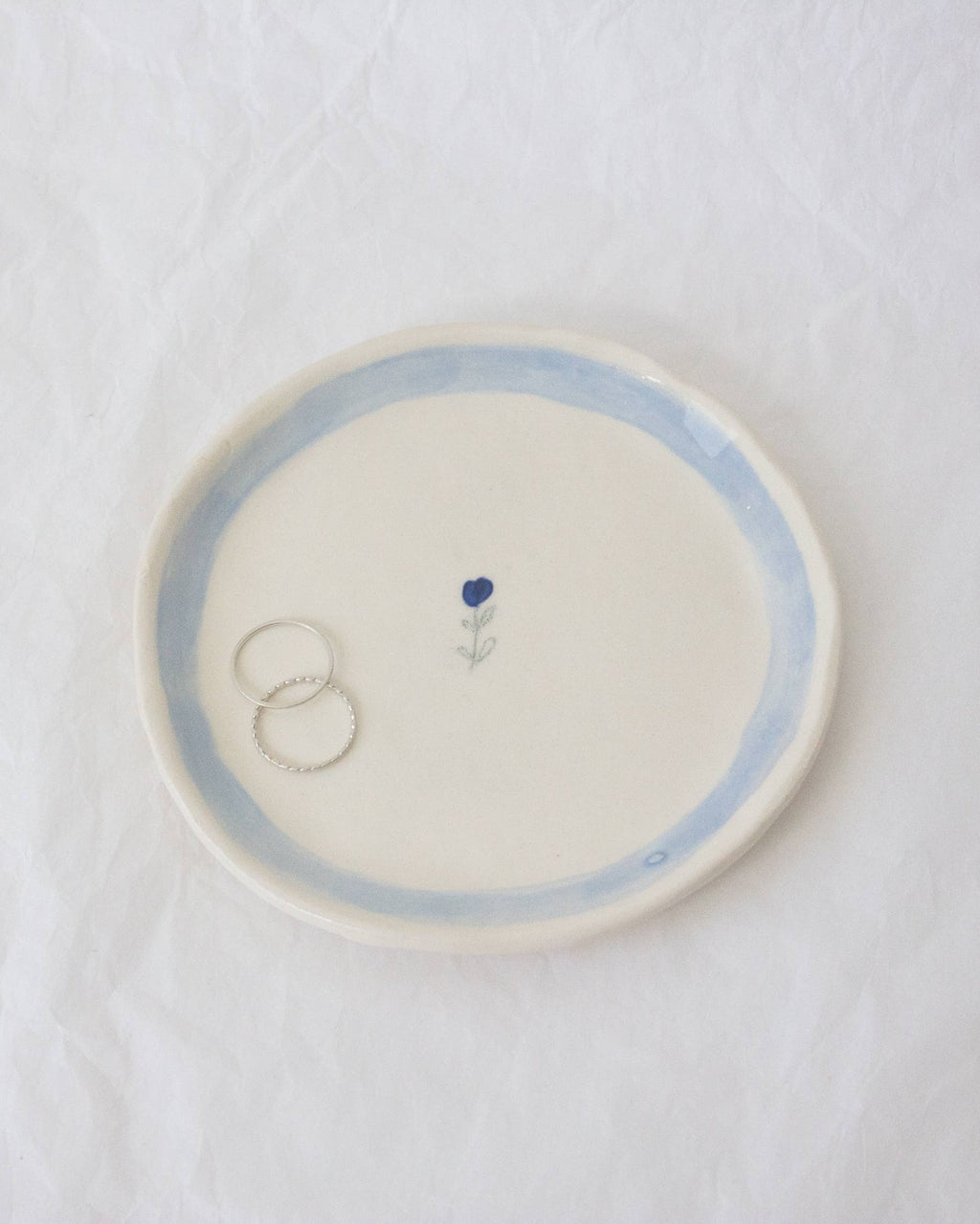 Erika Christine Ceramics :: Periwinkle Tulip Catchall Plate