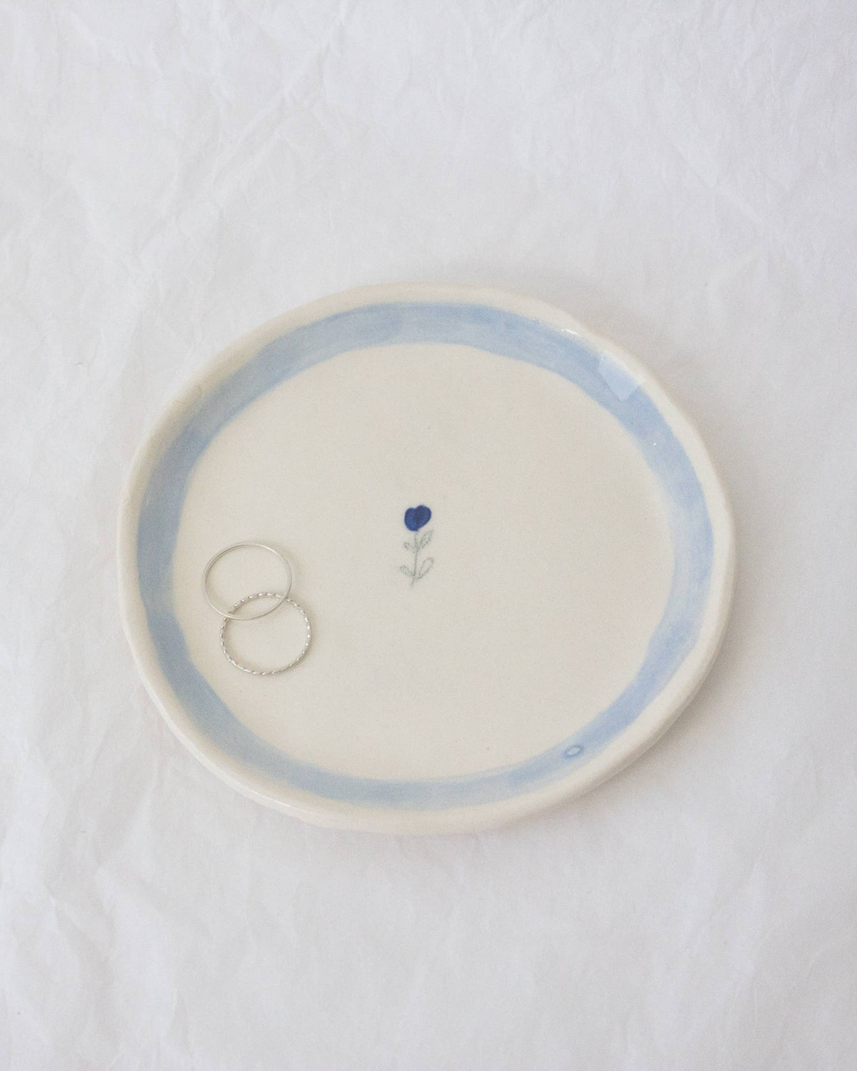 Erika Christine Ceramics :: Periwinkle Tulip Catchall Plate