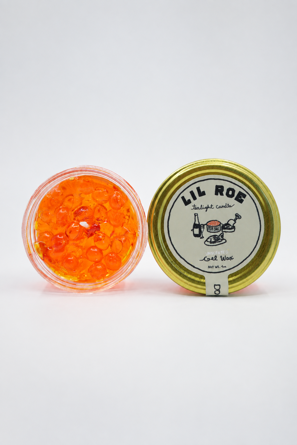 Tinned Candle :: "Lil Roe" Caviar Tealight