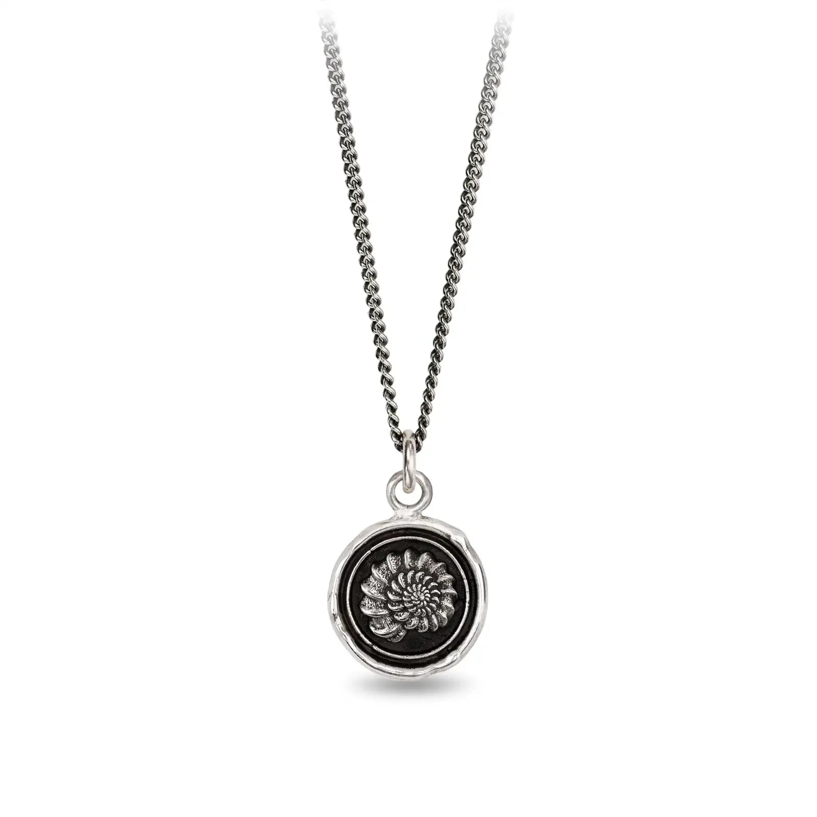 Pyrrha :: Becoming Silver Necklace 18"