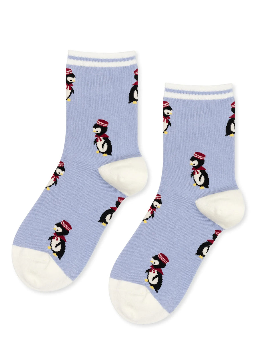 Hansel from Basel :: Bellhop Penguin Crew Sock