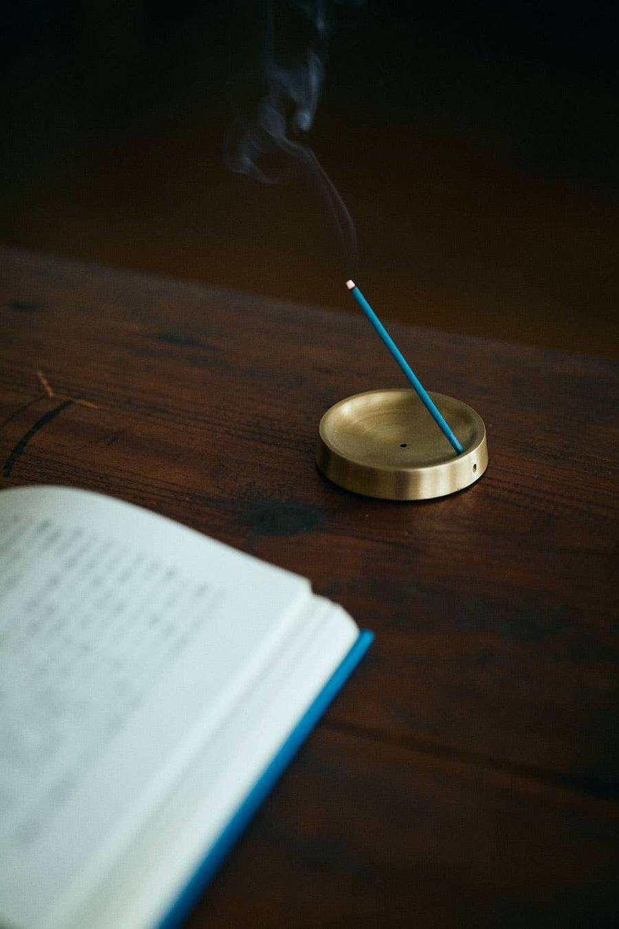 Fog Linen Work :: Brass Incense Stand Round
