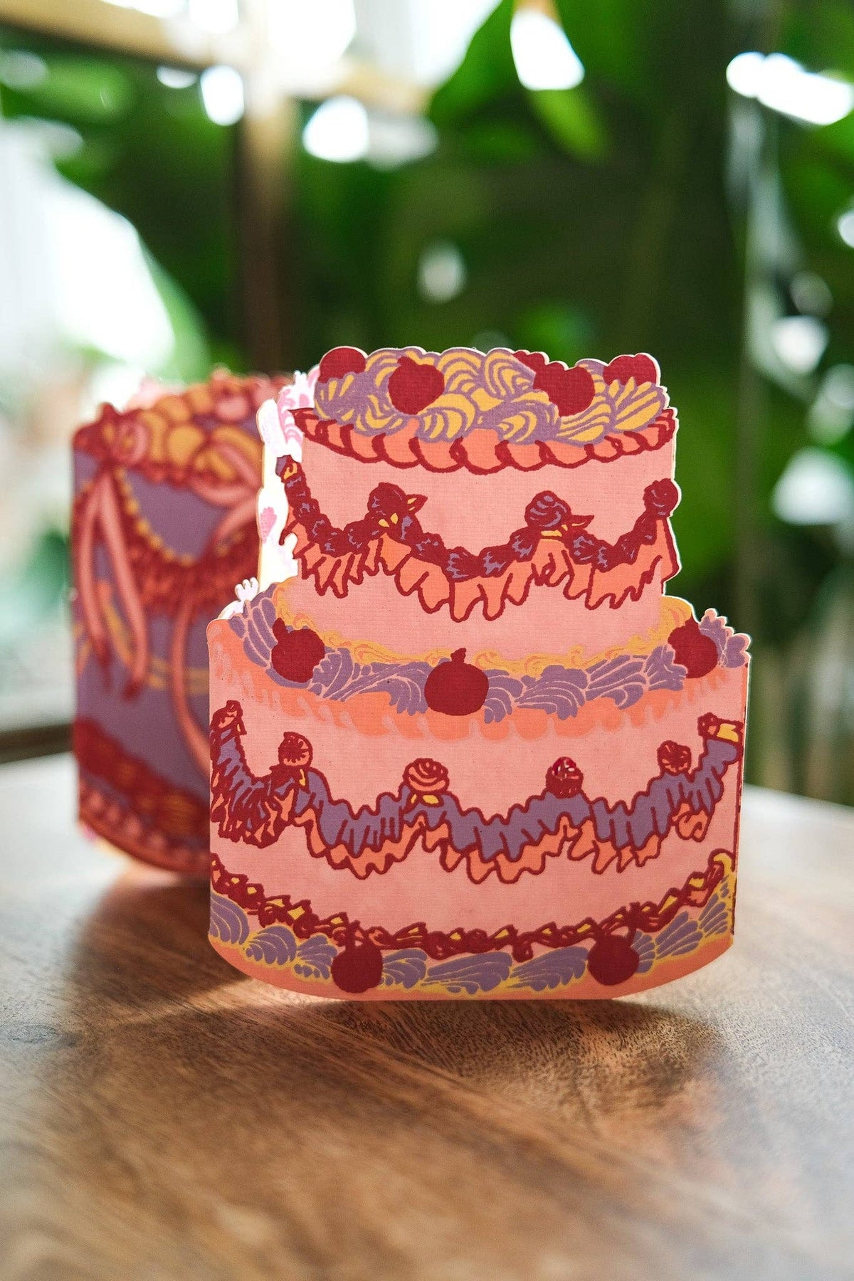 East End Press :: Birthday Cake Concertina Greeting Card