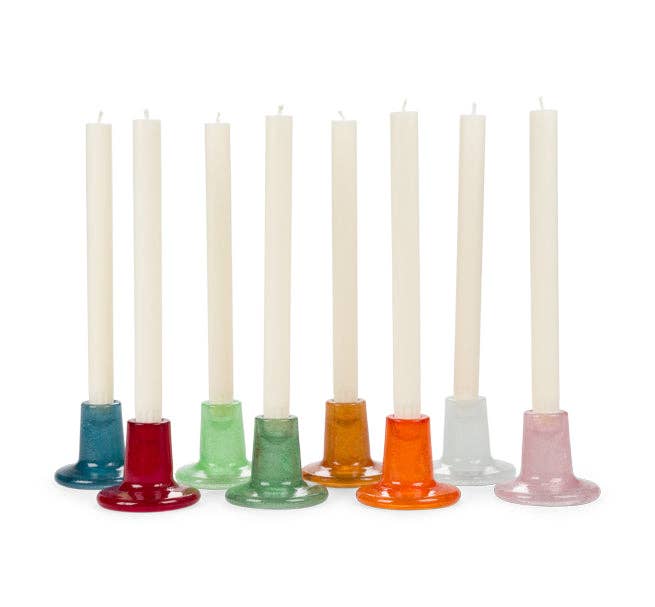 British Colour Standard :: Glass Candleholder