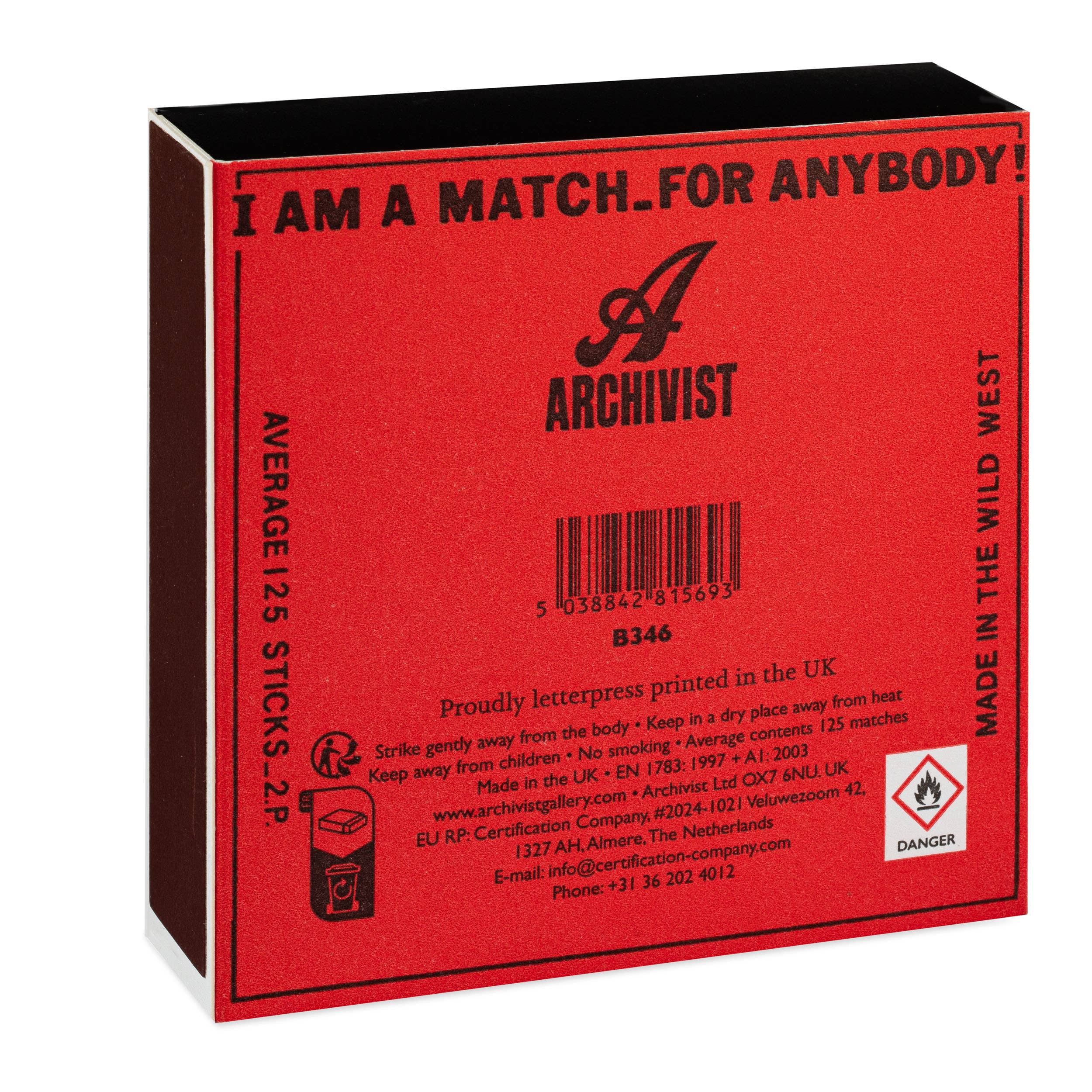 Archivist :: Cowgirl Safety Matches