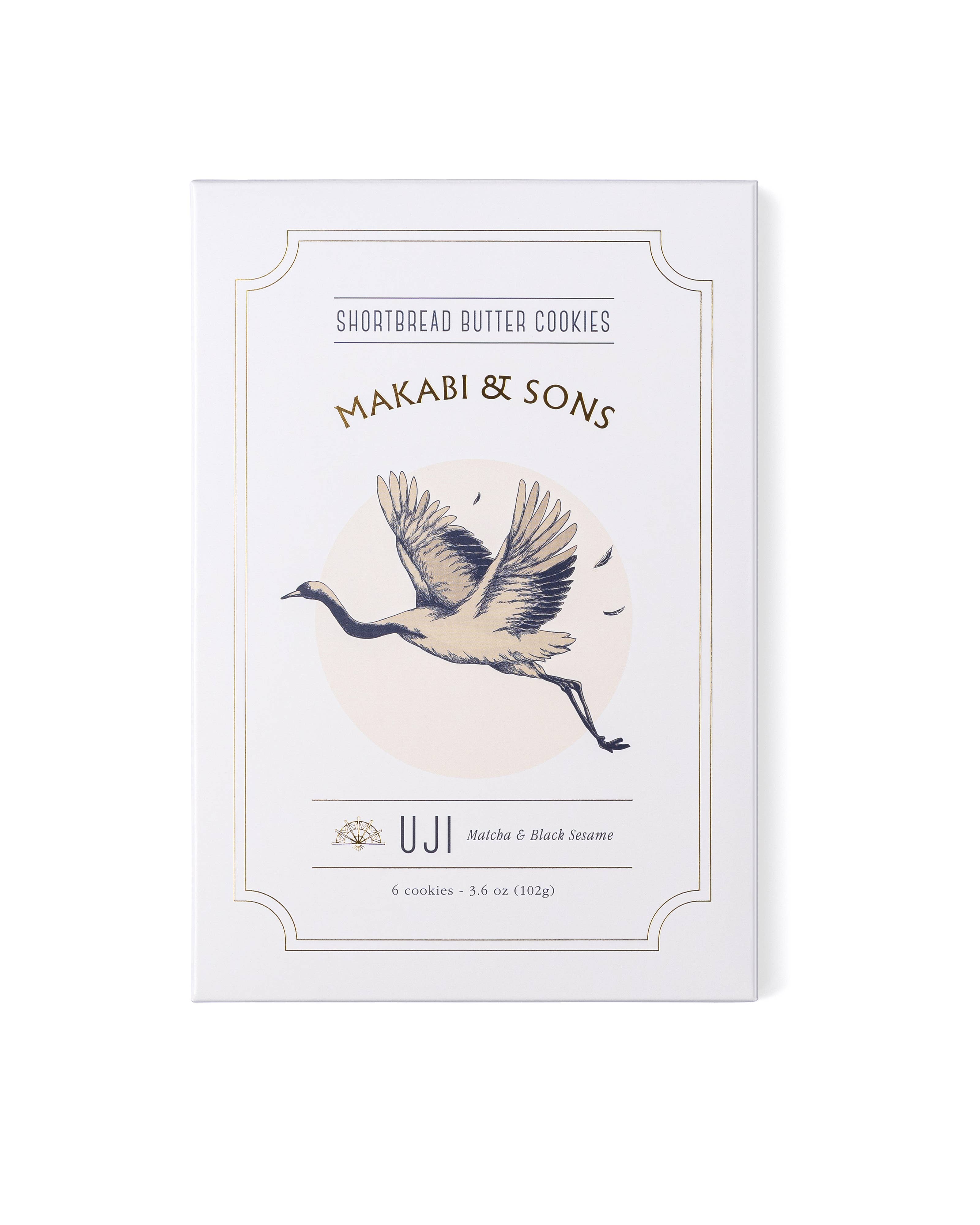 Makabi & Sons ::  Matcha Toasted Black Sesame Cookies