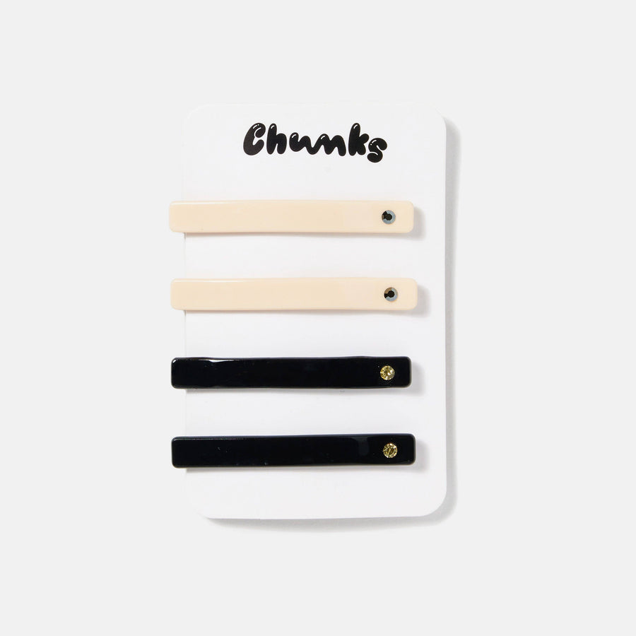CHUNKS :: Slides in Cream + Black
