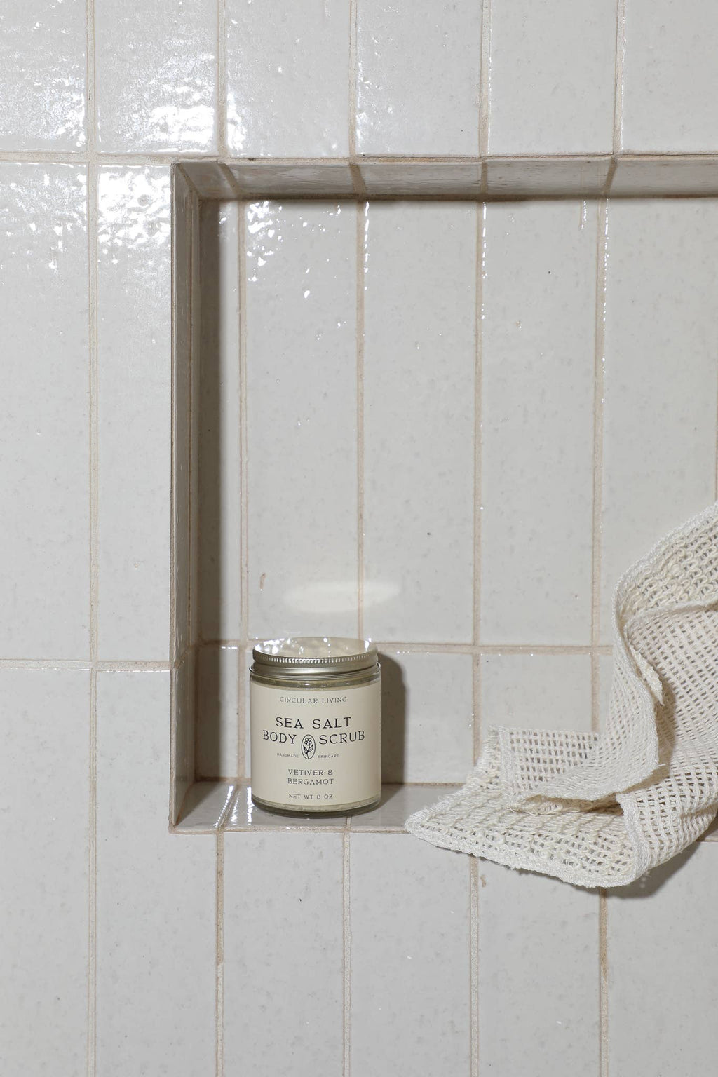Circular Living :: Sea Salt Body Scrub, Vetiver & Bergamot 