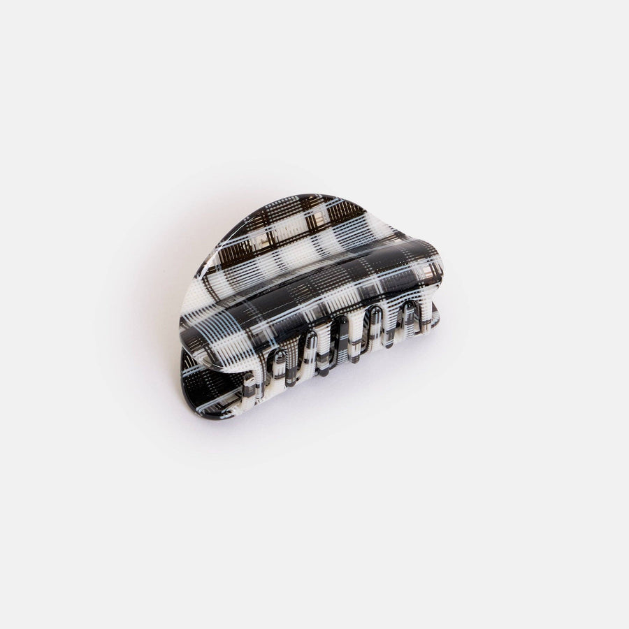 CHUNKS :: Juno Claw in Black + White Plaid