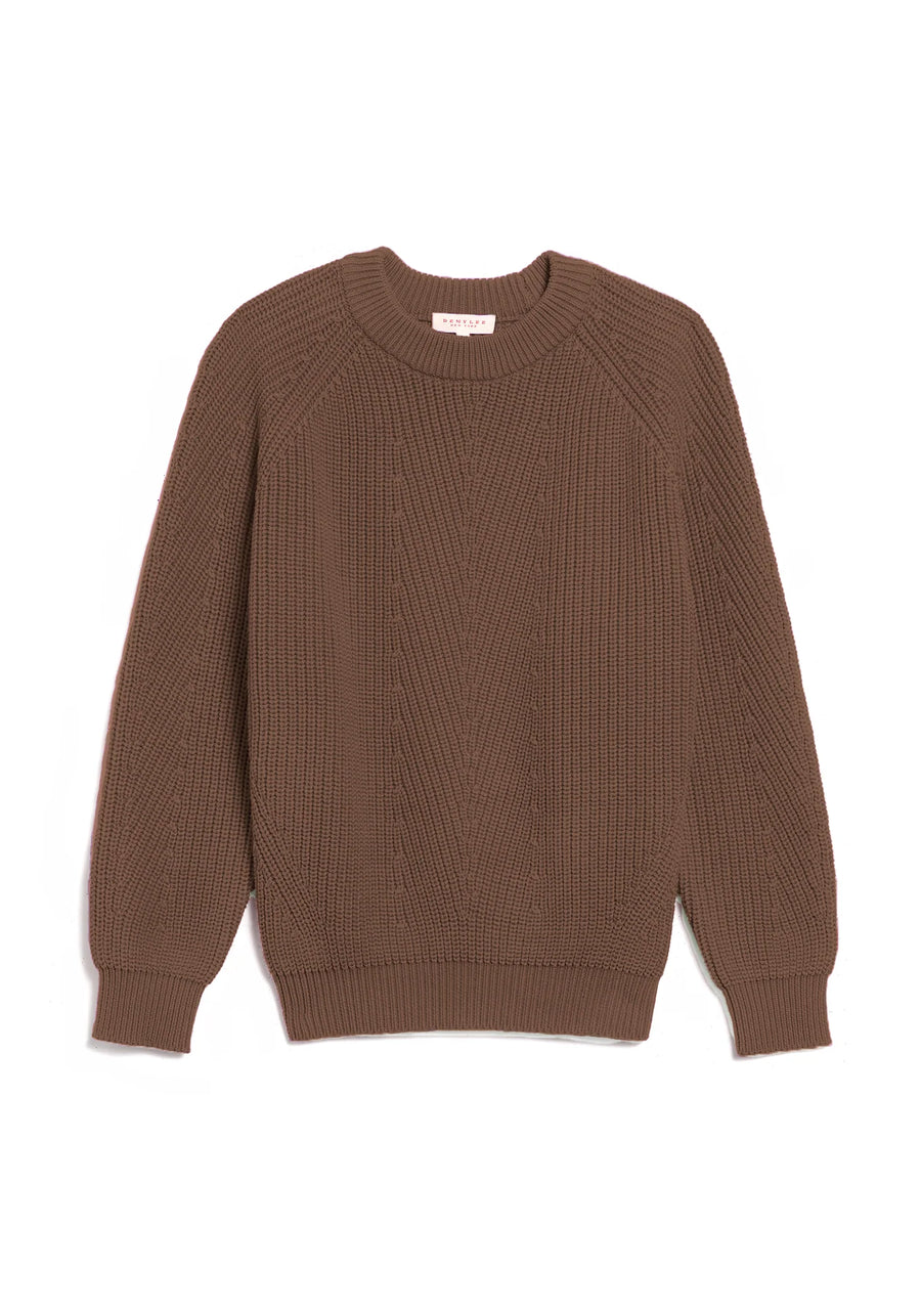 Demylee :: Chelsea Cotton Sweater, Mocha