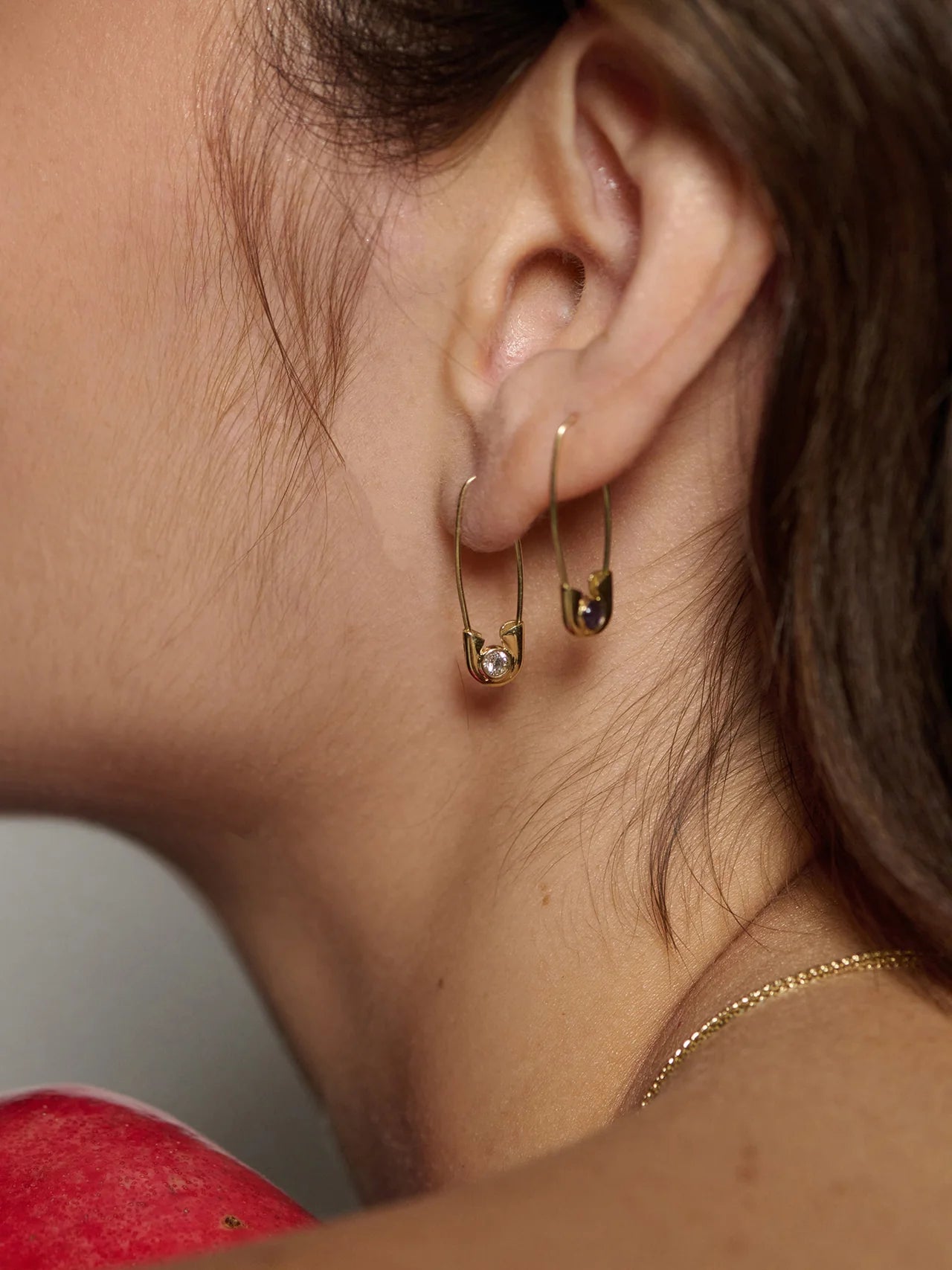Loren Stewart :: Cirque Safety Pin Earring SINGLE