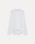 Pomandere :: Embroidered cotton voile shirt
