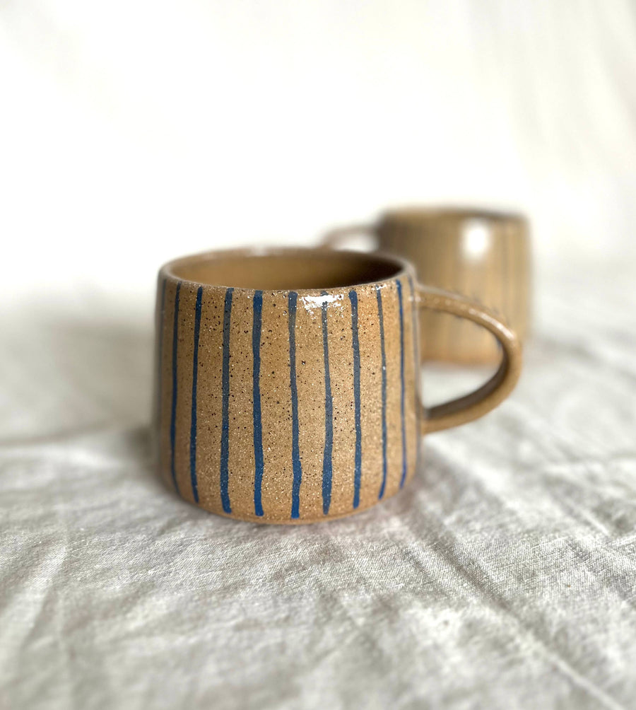 Void & Form Ceramics :: Blue Line Mug