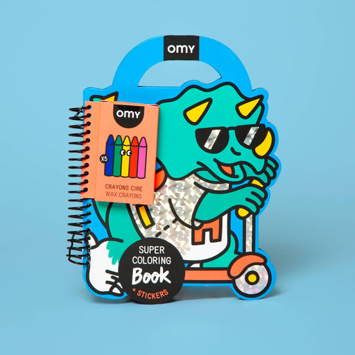 OMY :: Dino Super Coloring & Sticker Book