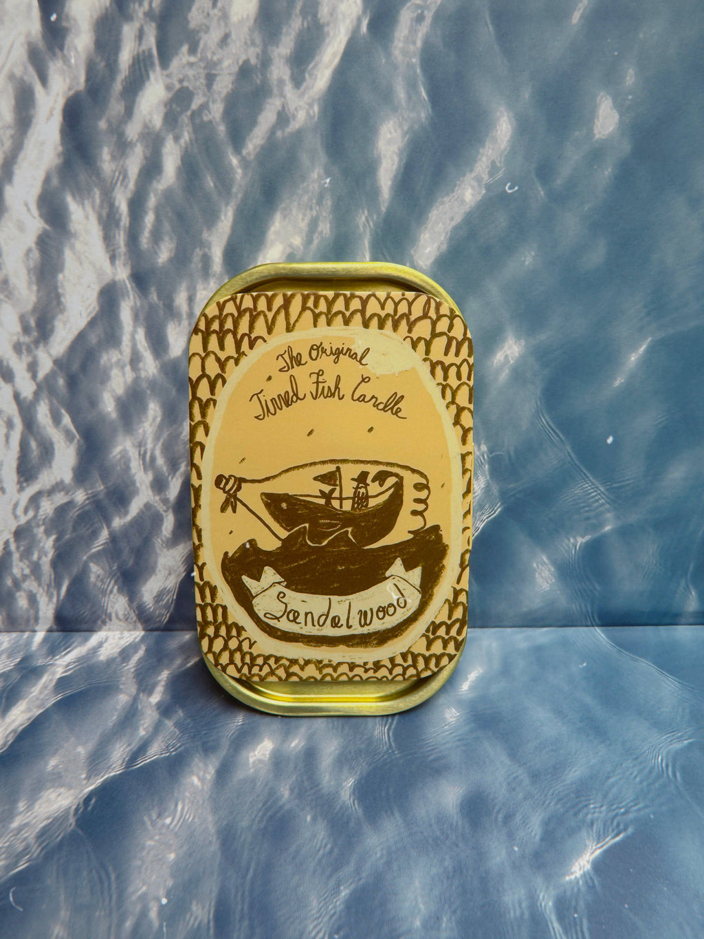 Tinned Candle :: Sandalwood Woodsy Candle