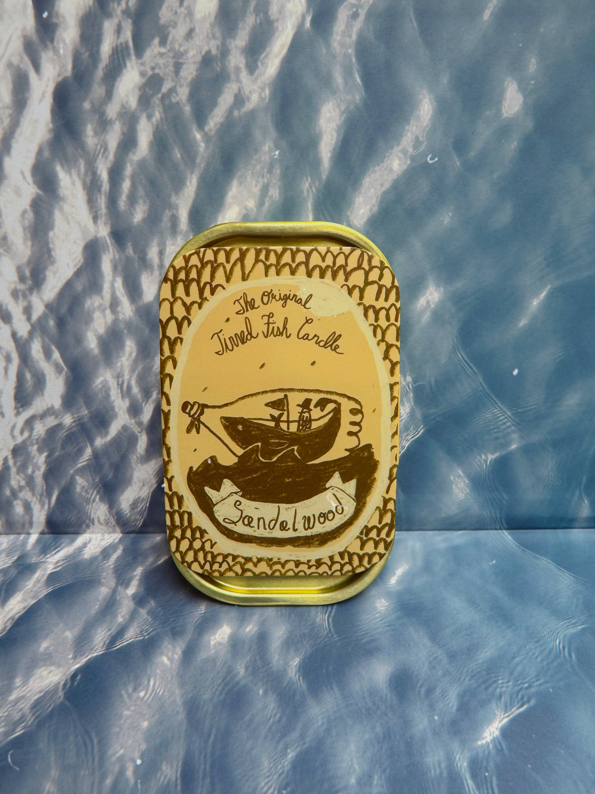 Tinned Candle :: Sandalwood Woodsy Candle