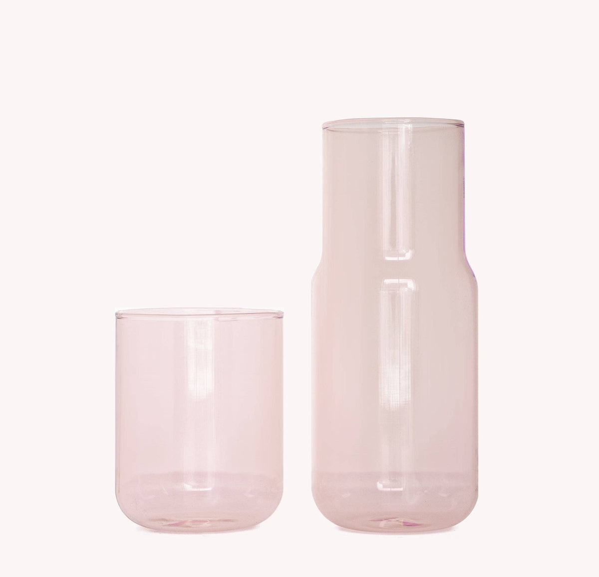 Gry Mattr :: Glass Carafe and Cup, Quartz