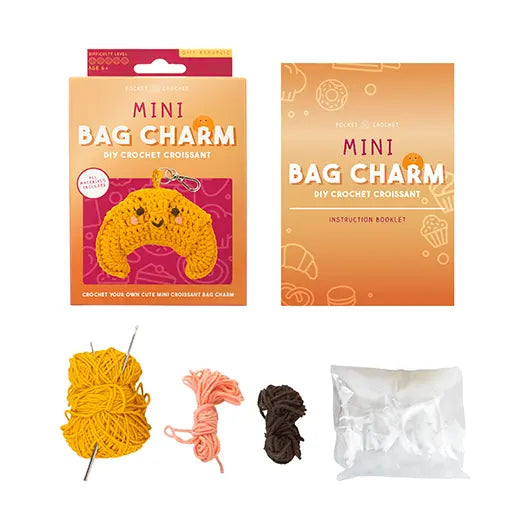 Gift Republic :: Croissant Bag Charm Crochet Kit