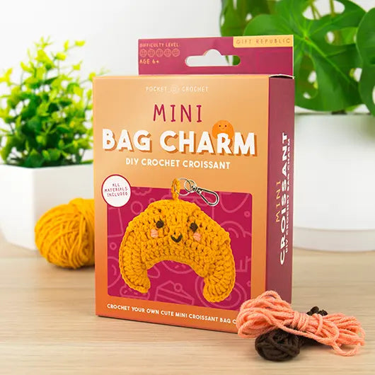 Gift Republic :: Croissant Bag Charm Crochet Kit