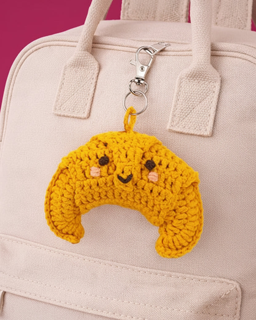 Gift Republic :: Croissant Bag Charm Crochet Kit