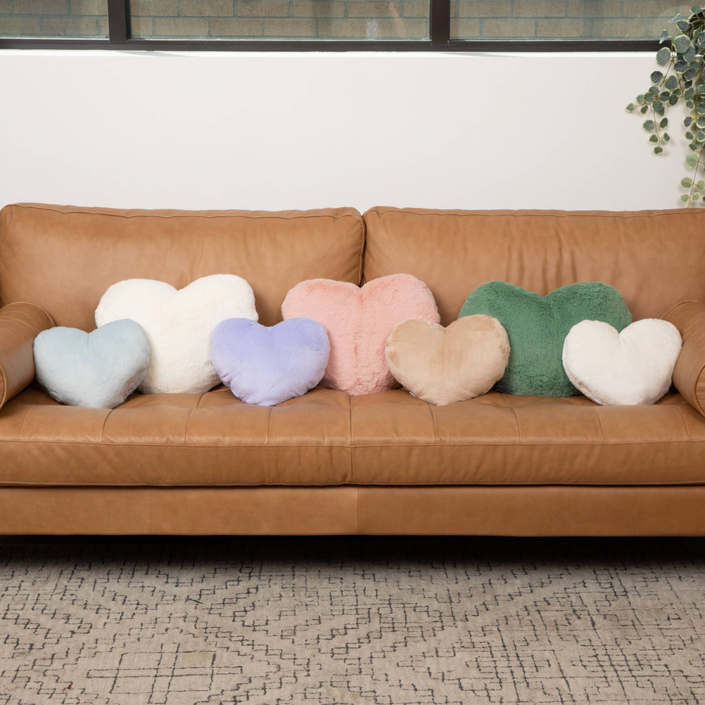 Hugimals :: Large Heart Hug Pillow , Sage