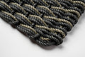 The Rope Co. :: Triple Weave Doormat, Charcoal & Mushroom
