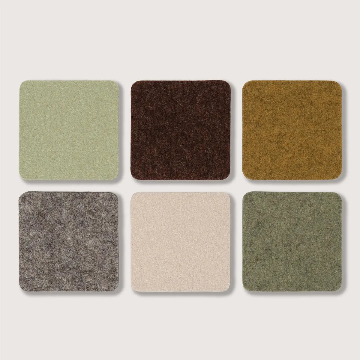 Graf Lantz :: Bierfilzl Square Wool Coasters, 6 pack, Fall/Winter