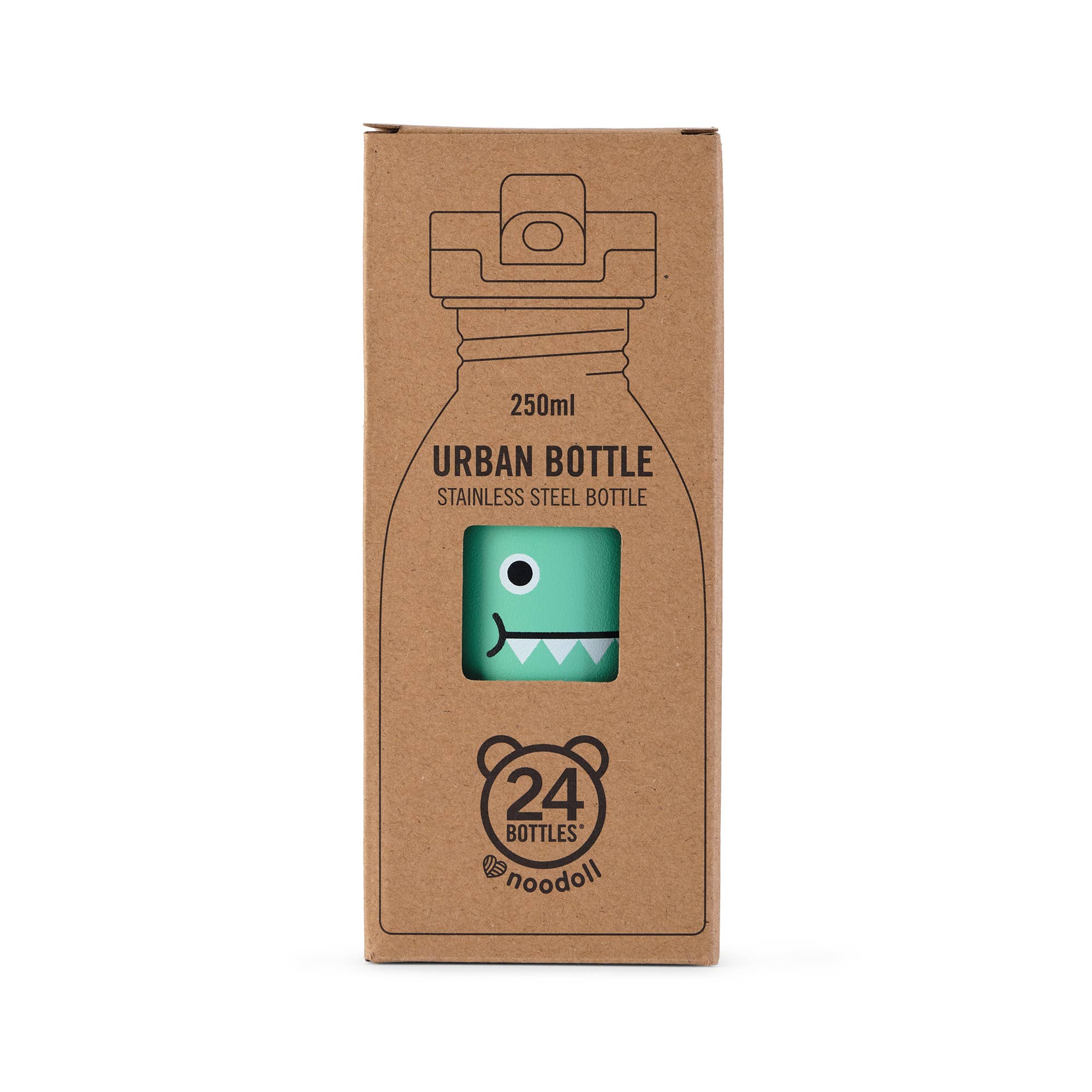 Noodoll :: Green Dinosaur Water Bottle