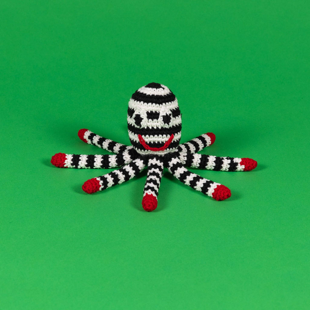 Ware of the Dog :: Hand Crochet Octopus Dog Toy