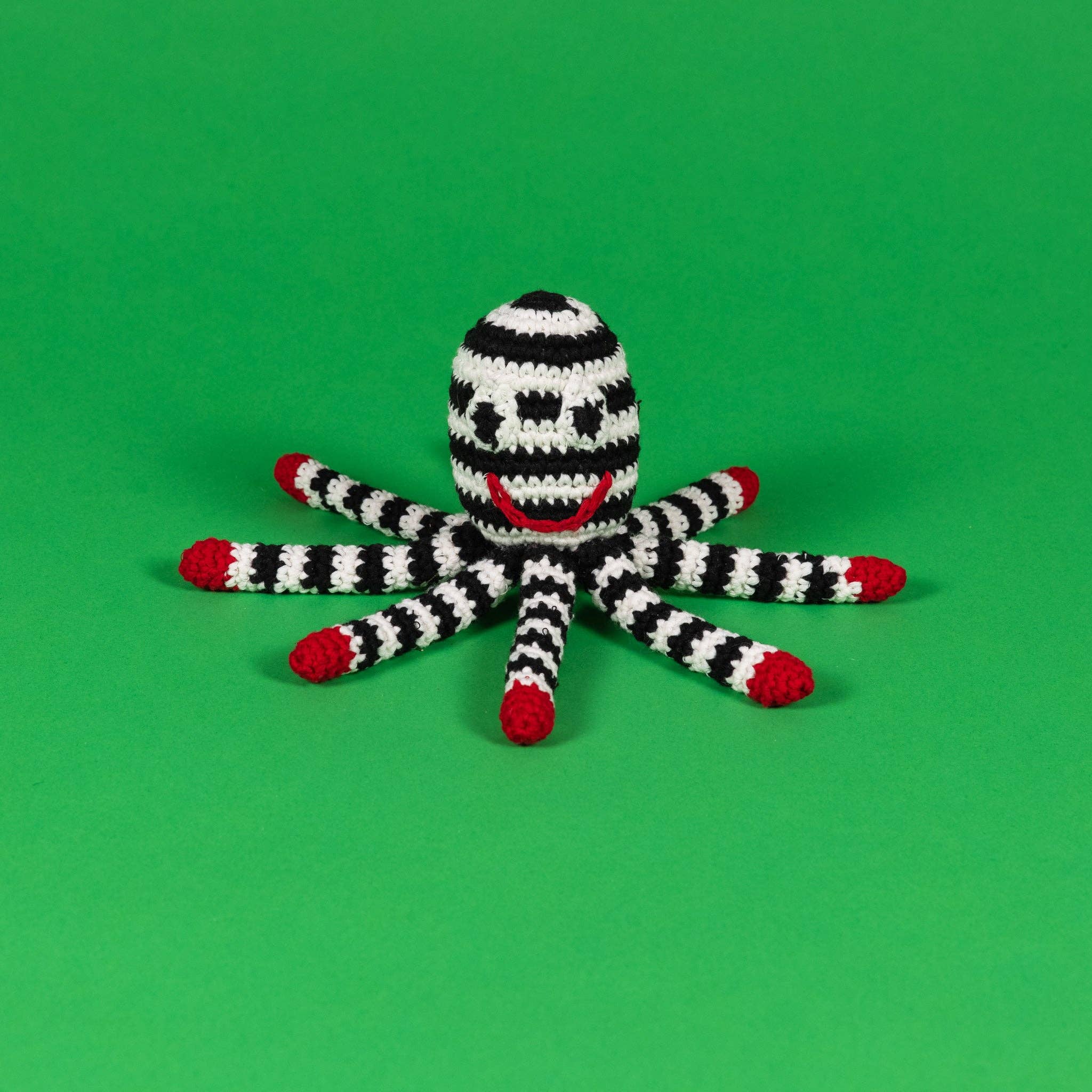 Ware of the Dog :: Hand Crochet Octopus Dog Toy